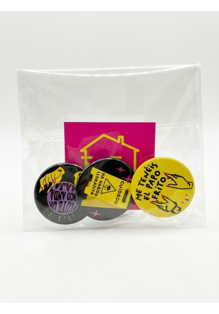 Pack chapas Ca La Vera