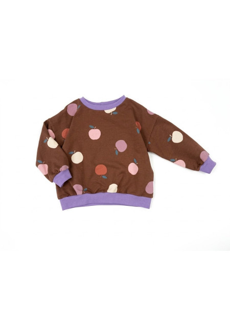 Sudadera manzanas infantil