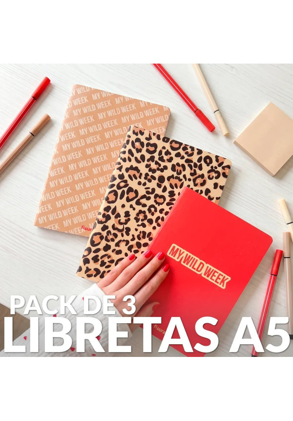 Libreta Pack 3 My Wild Week