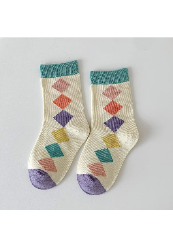 Calcetines infantiles flores