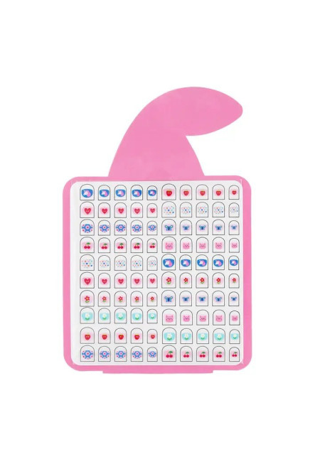 Pegatinas de uñas para niños (paquete de 100) - Cereza