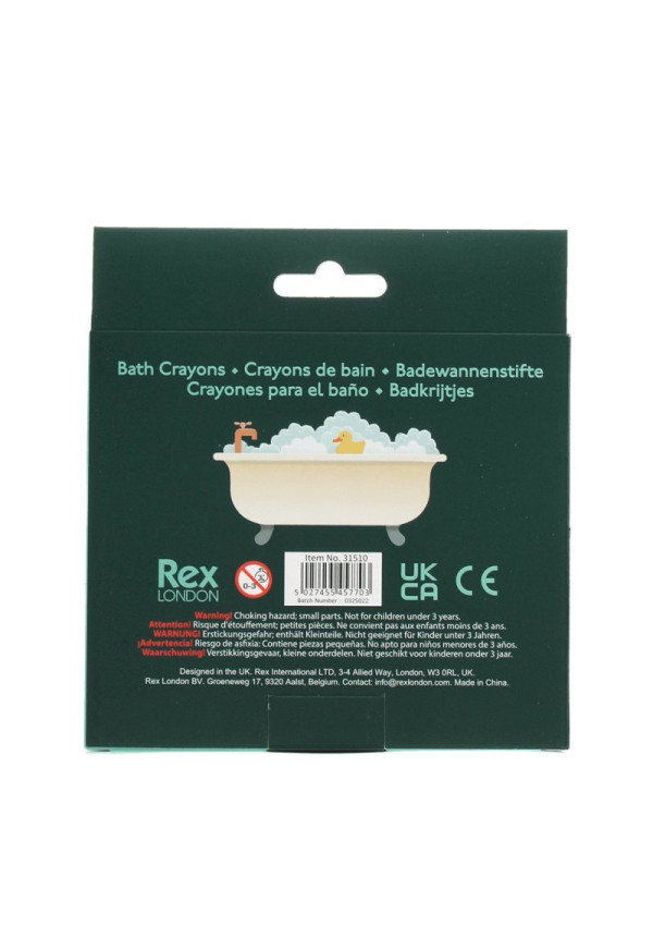 crayones para el baño