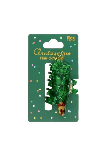 Pinza para el pelo - árbol de Navidad