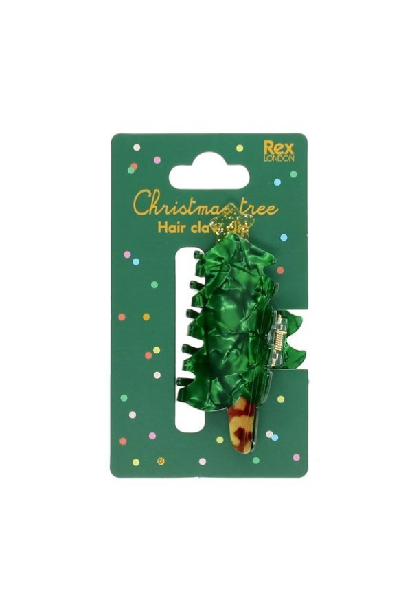 Pinza para el pelo - árbol de Navidad