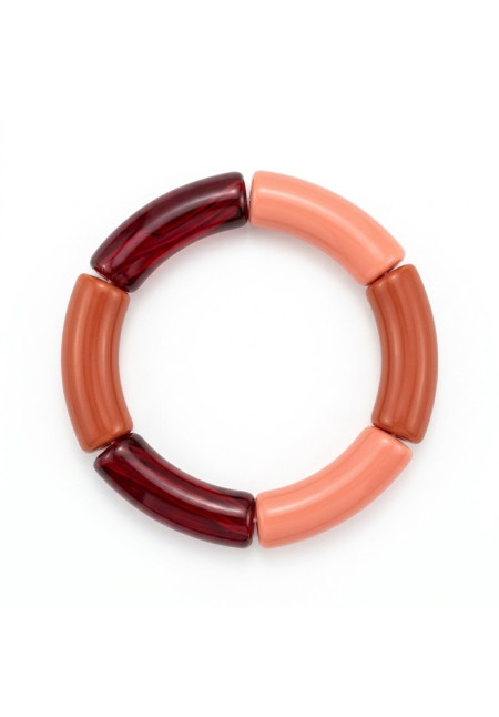 Pulsera tubos roja Estudio Chanante