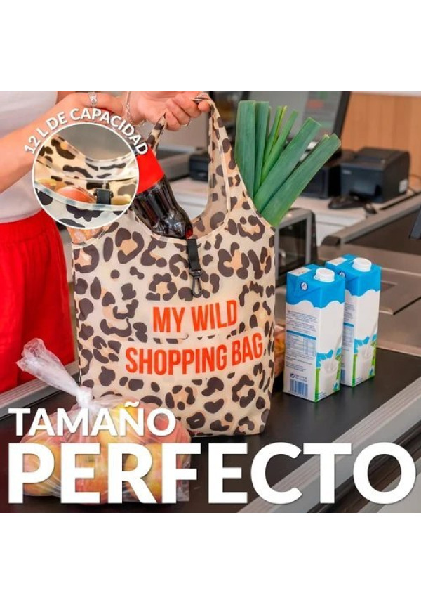 Bolsa plegable  "My wild shopping bag"