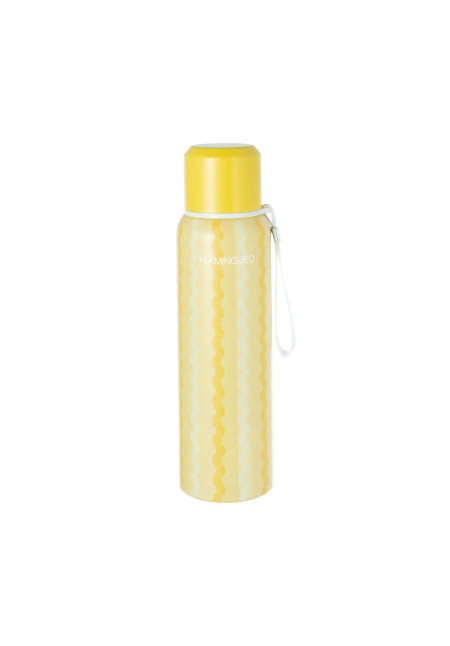 Botella térmica grande con infusor - amarilla - 800ml