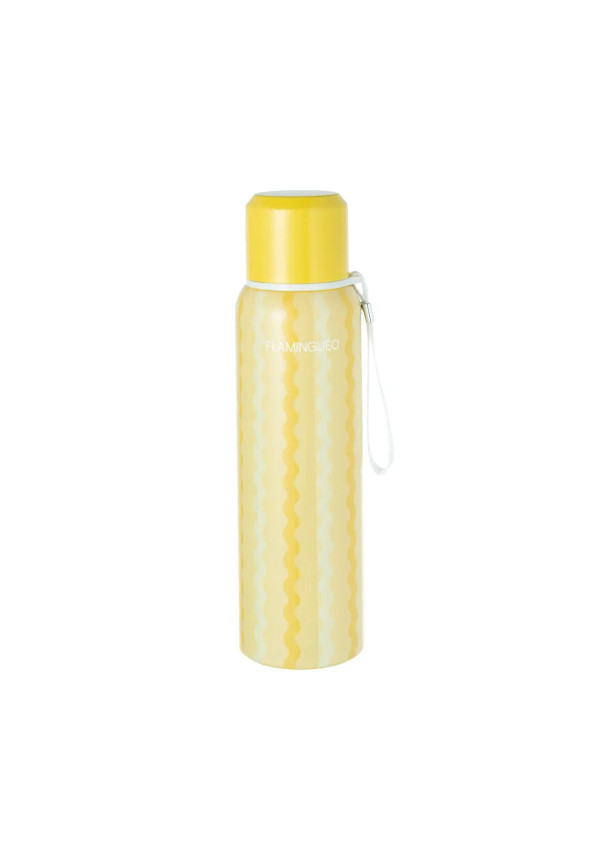 Botella térmica grande con infusor - amarilla - 800ml