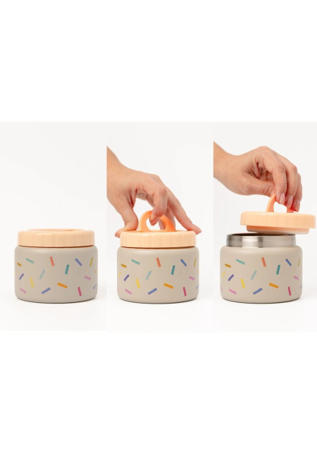 Termo de acero inoxidable 500ml Confetti