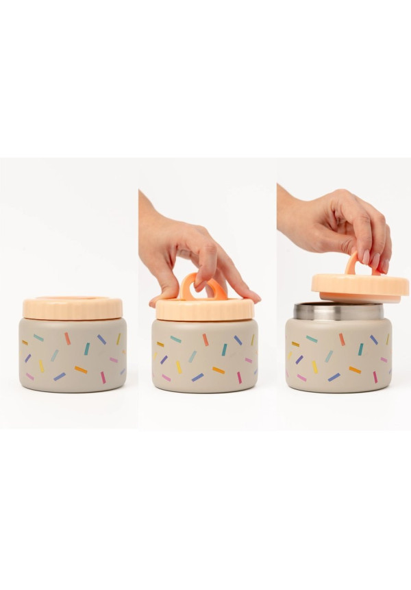 Termo de acero inoxidable 500ml Confetti