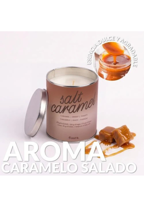 Vela lata metálica 