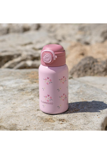 Botella térmica doble abertura - rosa 