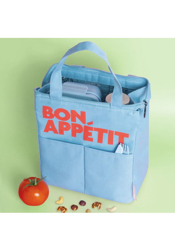 Bolsa de almuerzo azul