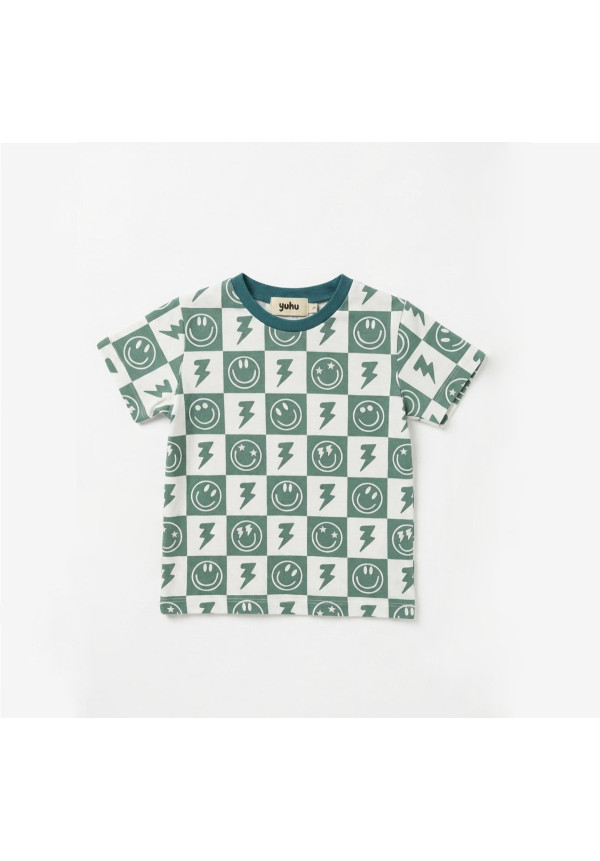 Camiseta Smile verde