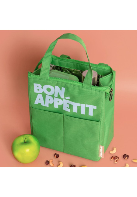 Bolsa de almuerzo verde 