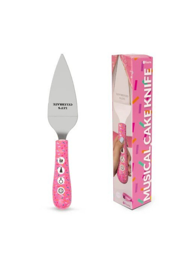 Cuchillo para tartas musical “Let’s celebrate”