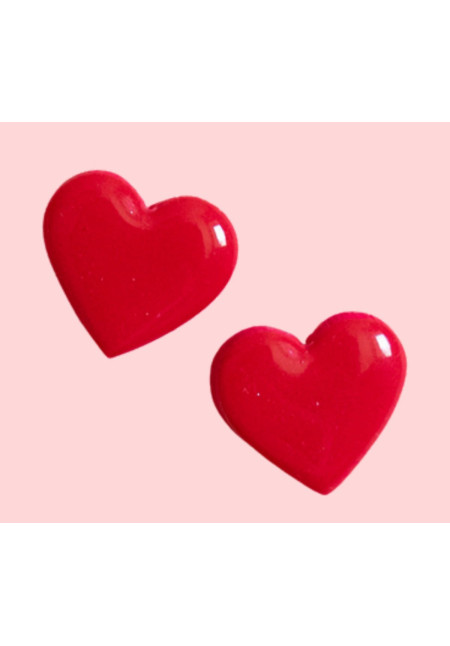 Pendientes corazón Julia Hace Cosas