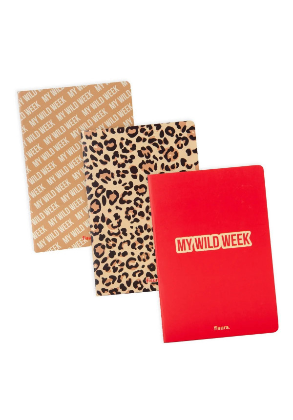 Libreta Pack 3 My Wild Week