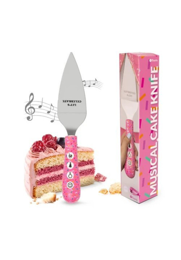Cuchillo para tartas musical “Let’s celebrate”