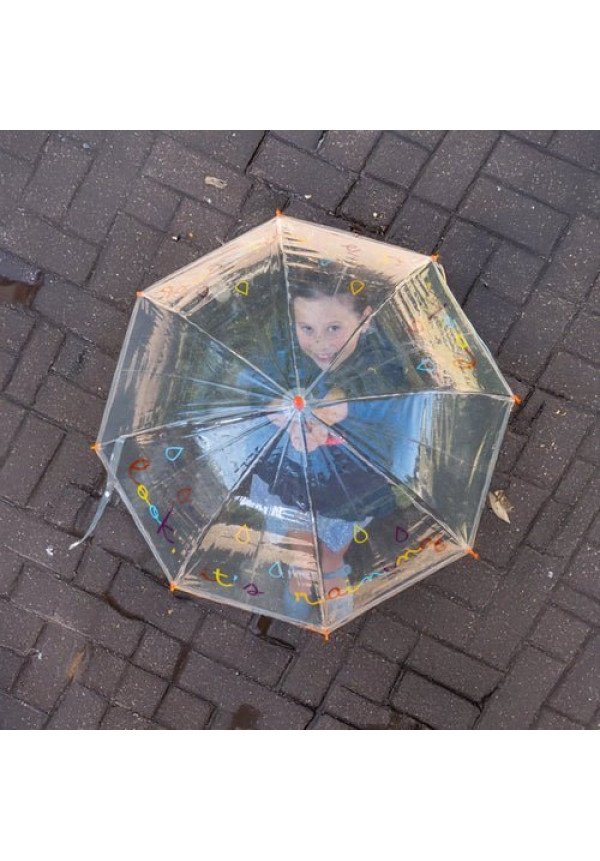 Paraguas infantil “look, it’s raining”