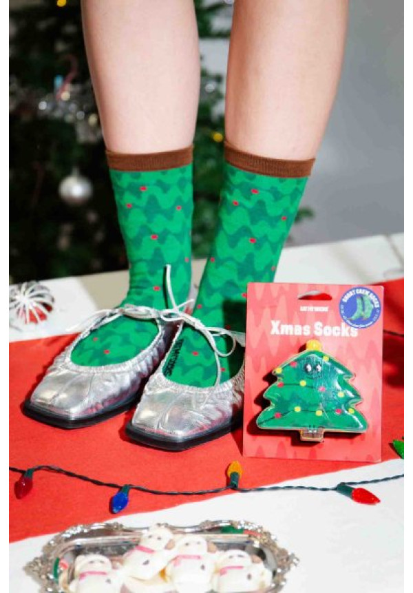 Calcetines árbol navidad
