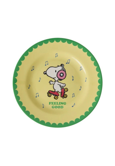 Plato redondo Snoopy