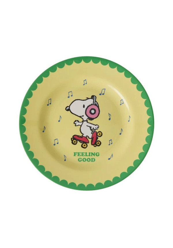 Plato redondo Snoopy