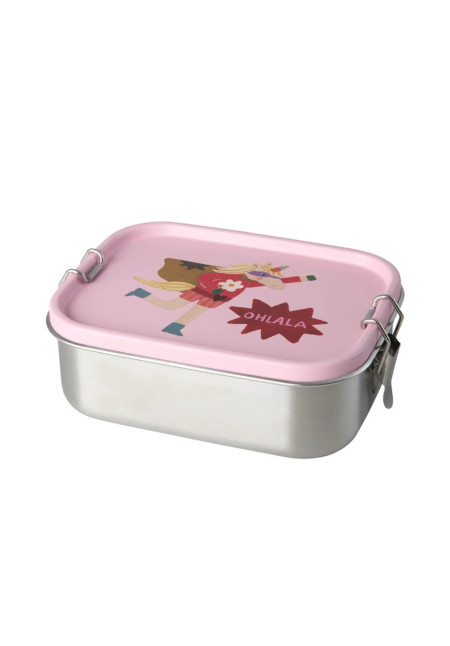 Fiambrera Pequeña Acero Inoxidable - Rosa - Hero Print