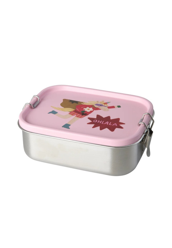 Fiambrera Pequeña Acero Inoxidable - Rosa - Hero Print