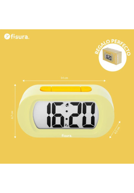 Reloj gummy amarillo