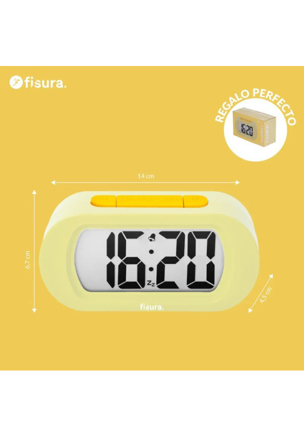 Reloj gummy amarillo