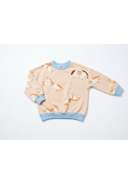 Sudadera caballos infantil
