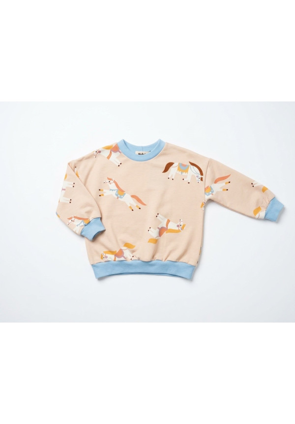 Sudadera caballos infantil