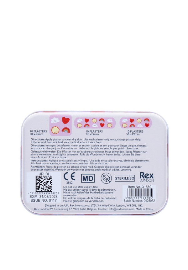 Tiritas infantiles en lata (30 uds) kawaii Sunshine