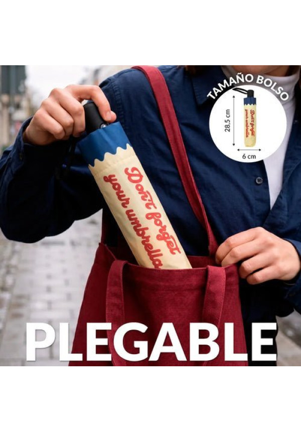 Paraguas plegable “Don’t forget your umbrella”