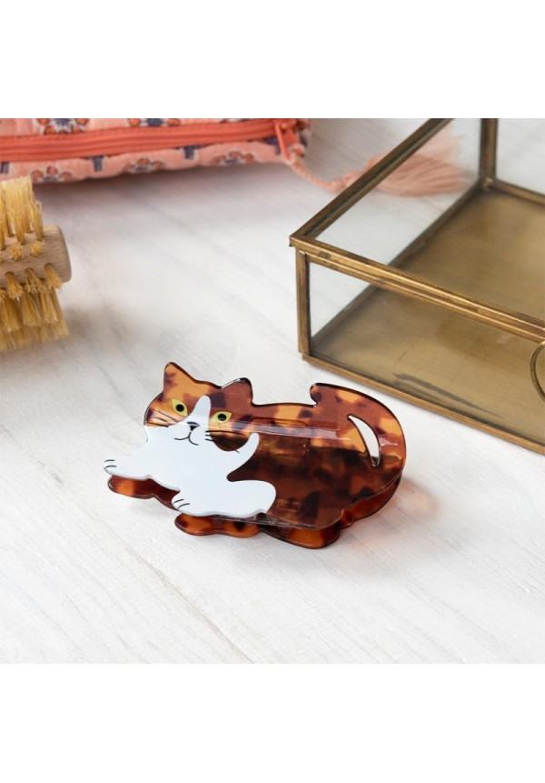 pinza para el pelo gato