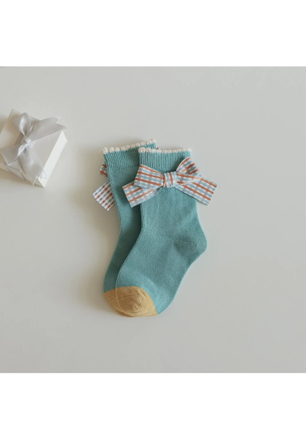 Calcetines infantiles lazos