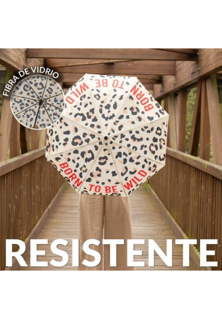 Paraguas plegable “Born to be wild”