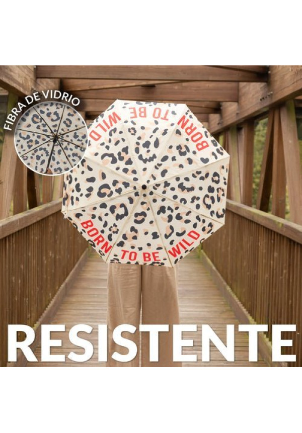 Paraguas plegable “Born to be wild”