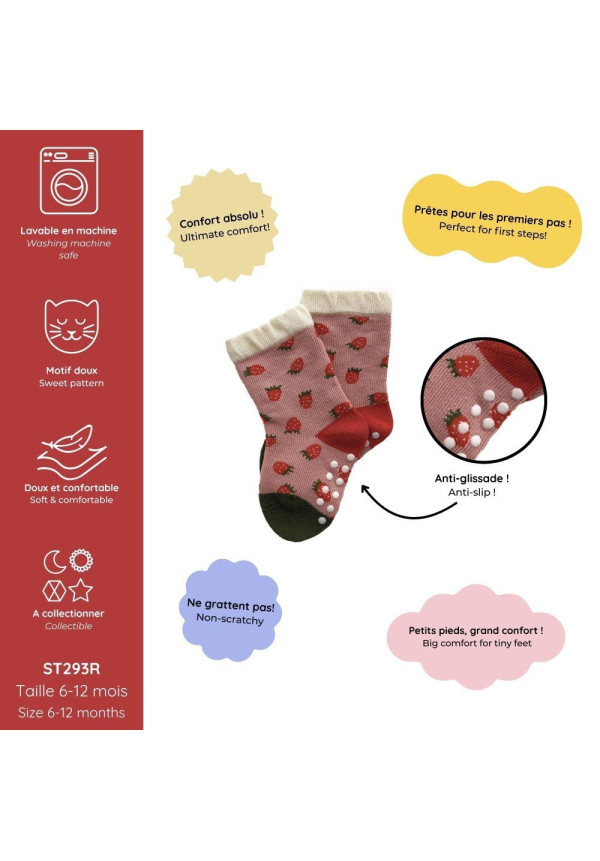 Calcetines antideslizantes 6-12 meses