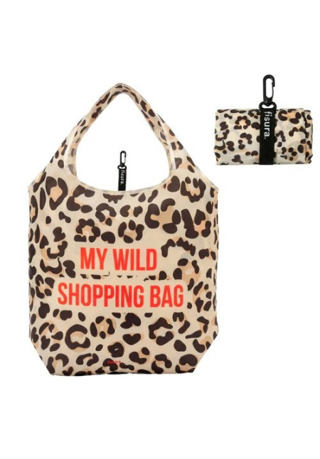 Bolsa plegable  "My wild shopping bag"