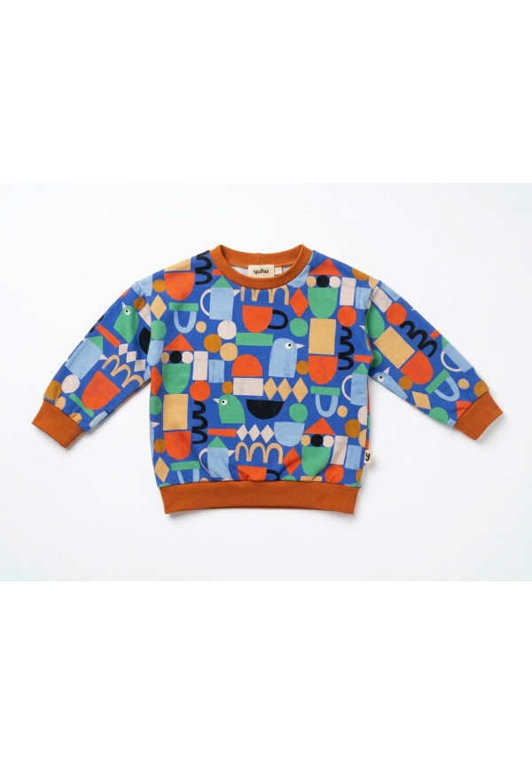 Sudadera pájaros infantil