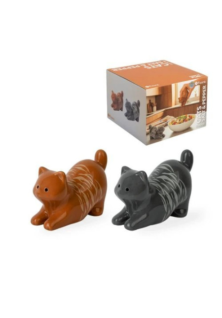 Set salero y pimentero gatos