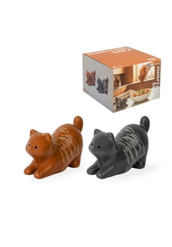 Set salero y pimentero gatos