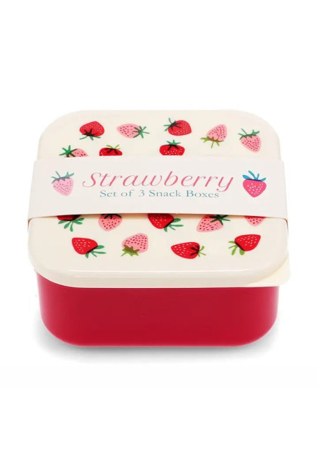 Fiambrera (pack de 3) - Fresas