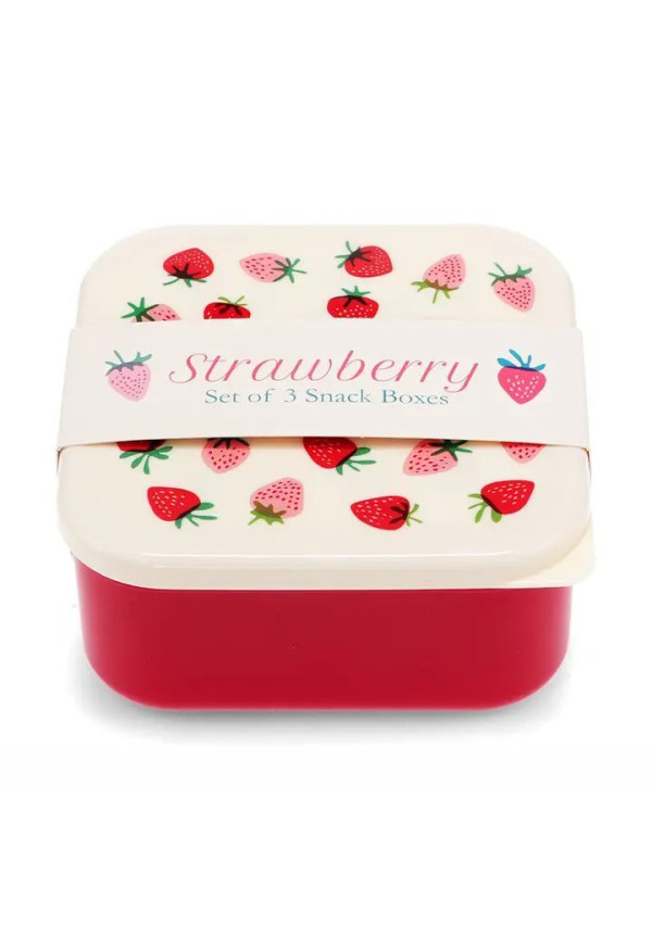 Fiambrera (pack de 3) - Fresas