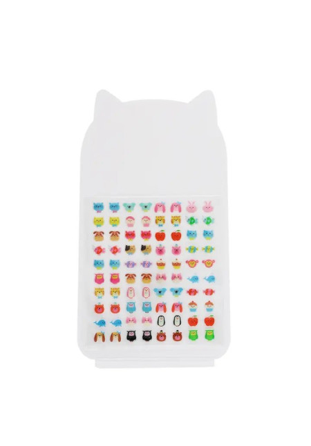 Pendientes adhesivos (40 pares) - Cool Cats