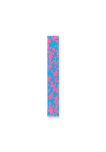 Crayon decorativo rosa y azul claro