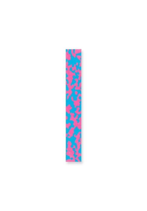 Crayon decorativo rosa y azul claro