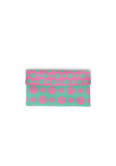 Bolsa snacks impermeable smile rosa